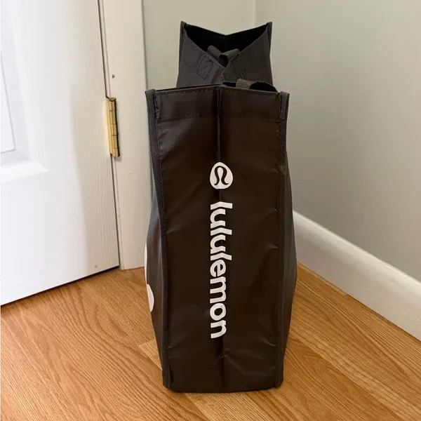 Lululemon Large Reusable Tote Bag Spring 2026 Brown/White - Image 3
