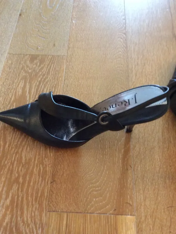 J. Renee Heel with a twist front slingback Euro size 40 fair condition - Image 14