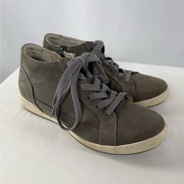Dansko Onyx Mid Top Milled Nubuck Leather Sneaker in Slate Size 8 or‎ 38 - Image 3