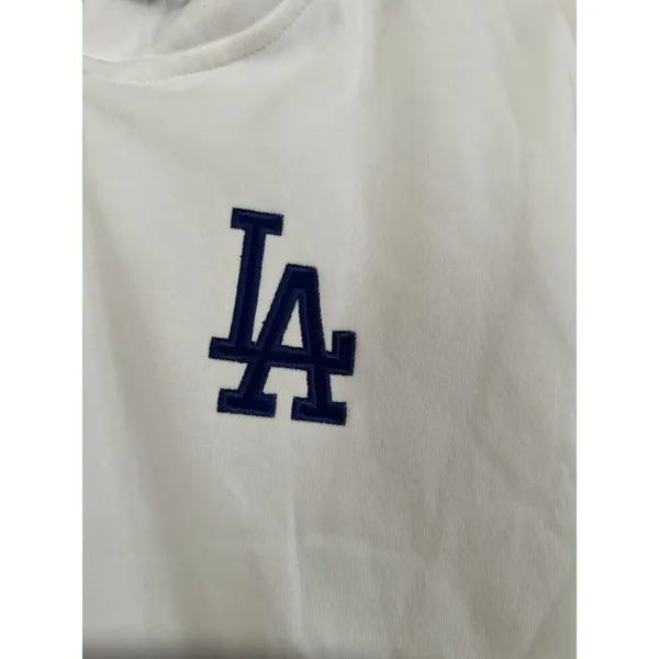 Los Angeles Dodgers Starter Women's Scrimmage Full-Zip Hoodie - White - Image 9