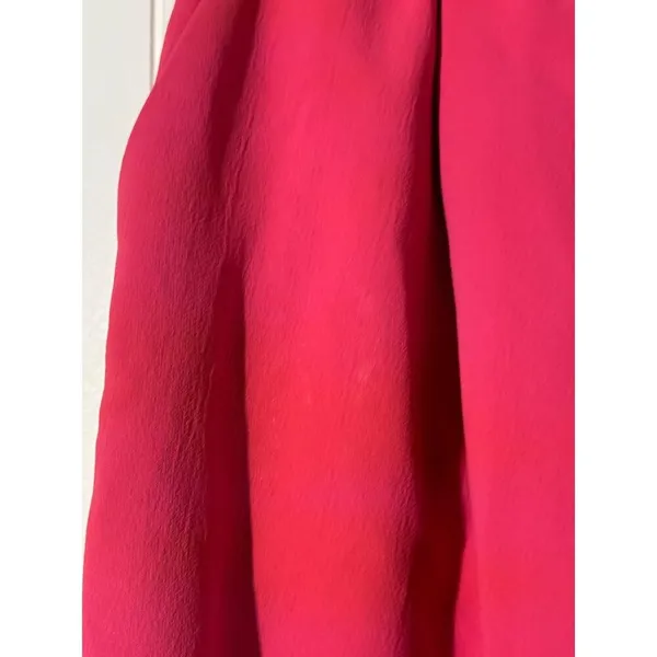 Aritzia Wilfred Paperbag Pants Fuchsia Drawstring High Rise Small - Image 3