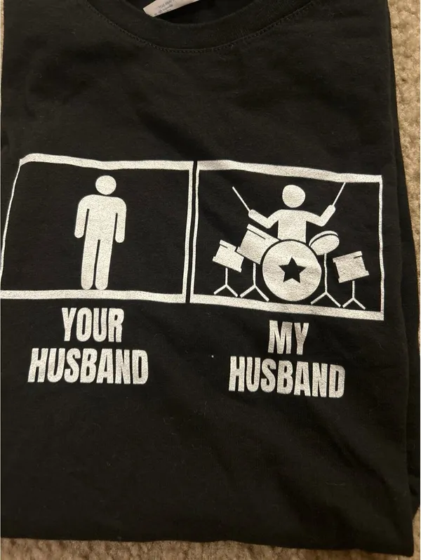 C520 woman top shirt short sleeve black small husband - Image 4