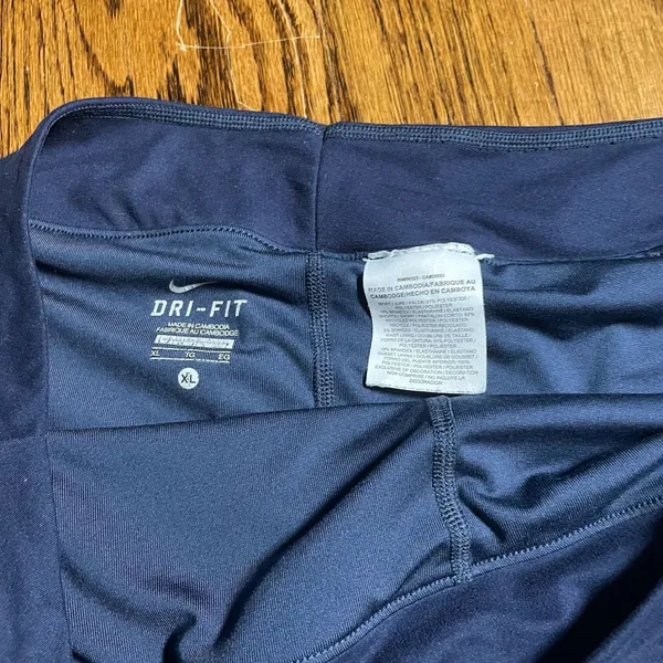Nike Women's Dri-FIT Solid Board Skirt Navy Blue Size XL Swim Skort - Image 3