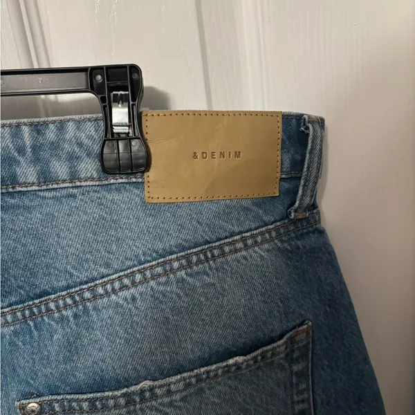 &Denim Barrel Loose Fit Jeans size 10 - Image 2