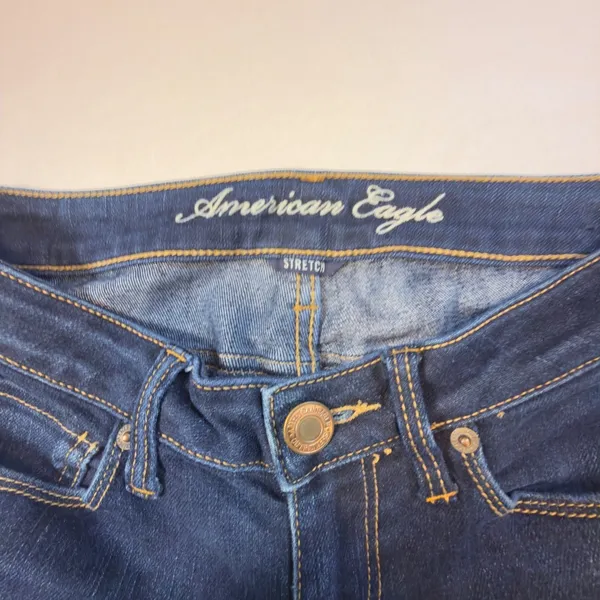 American Eagle AE Skinny Jeans Womens 2 Dark Wash Stretch Denim Everyday Iconic - Image 6