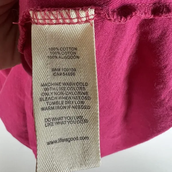 LIFE IS GOOD “If you Grill it,They´ll Come" Pink‎ T-Shirt Womens Medium Outdoor - Image 6