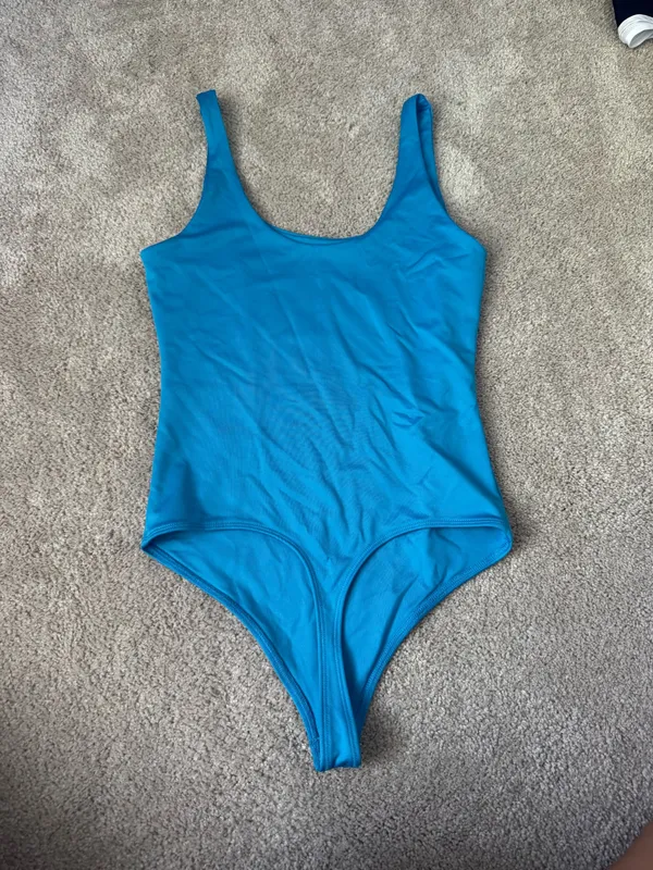 Abercrombie and Fitch Blue Bodysuit | Size XS | NWT - Image 2