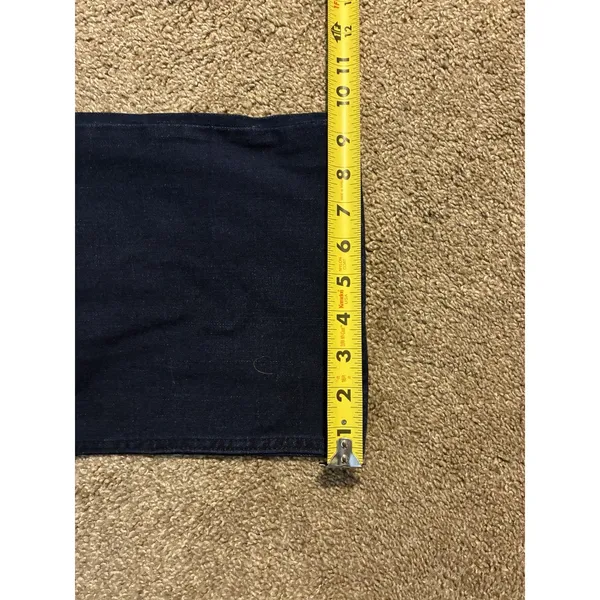 dark wash high-waisted Wow wide-leg jeans Short Size 6 Old Navy - Image 7