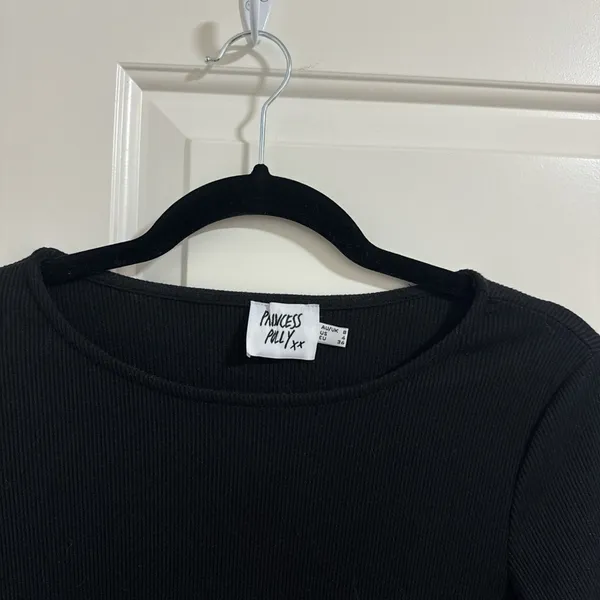 Princess Polly Classic Black Long Sleeve Dress - Image 3