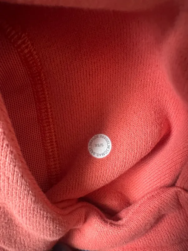 Orange Lululemon Scuba Half-Zip XS-S - Image 3