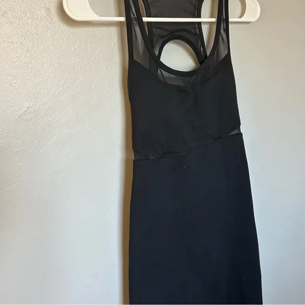 Fabletics Tropez Athletic Black Racerback Dress Build in Bra Size Small - Image 4