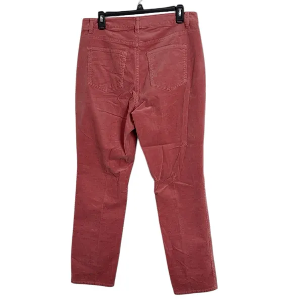 Talbots Terracotta High-Waist Straight-Leg Curvy Petite Corduroy Jeans size 10p - Image 2