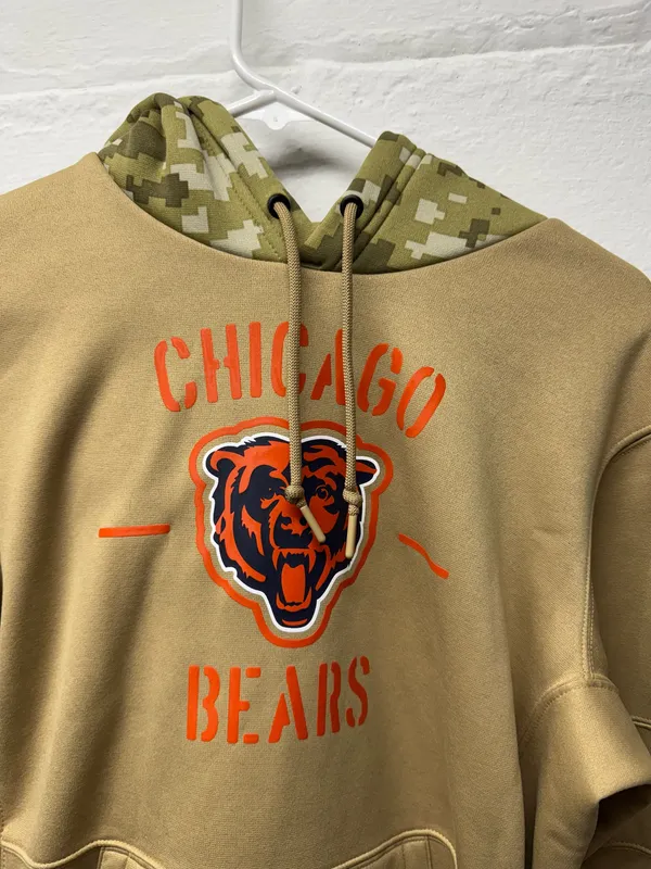 2019 Chicago Bears Salute to Service Hoodie - Image 4
