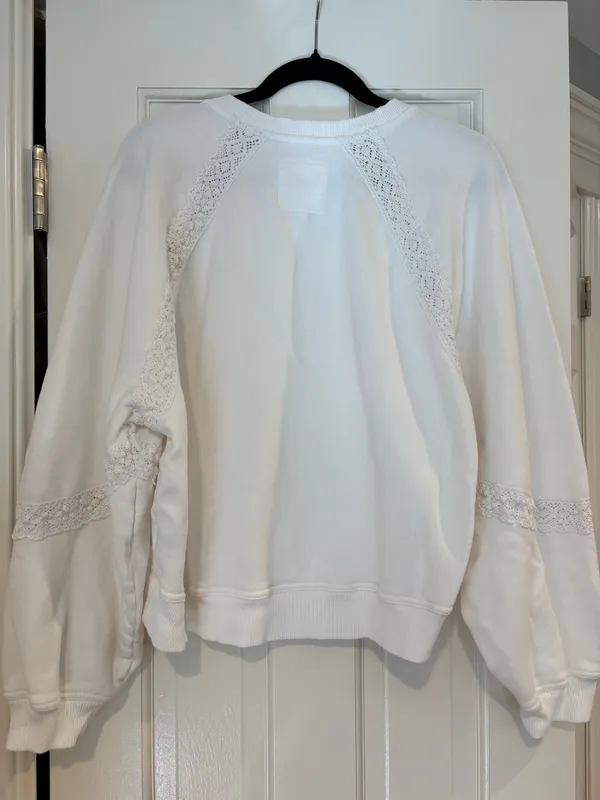 Aerie Lace Trim Crew Neck - Image 2