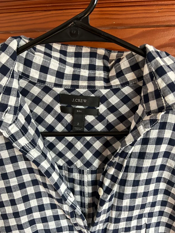 Classic-Fit Shirt in Crinkle Gingham - Image 3