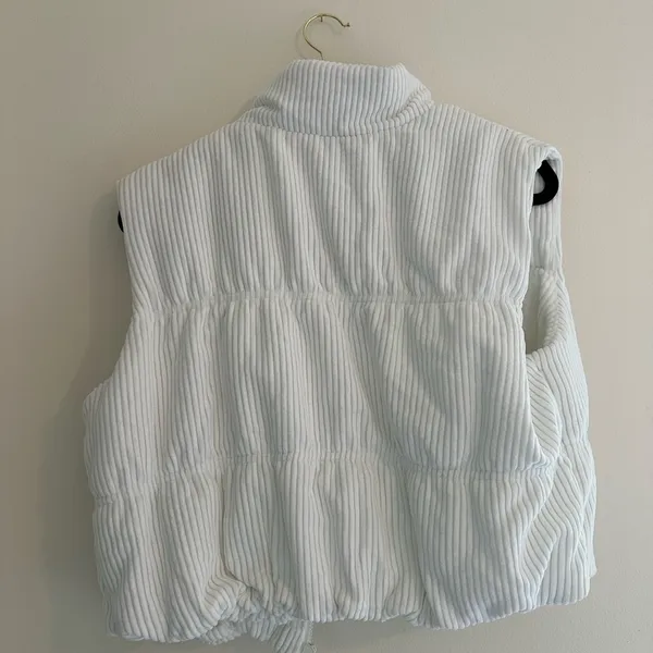 Brand new White Velvet Vest - Image 3