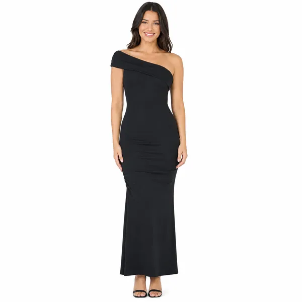 24seven Women's Formal Dress Size Large Black Bodycon Stretch Cocktail Party - Image 3