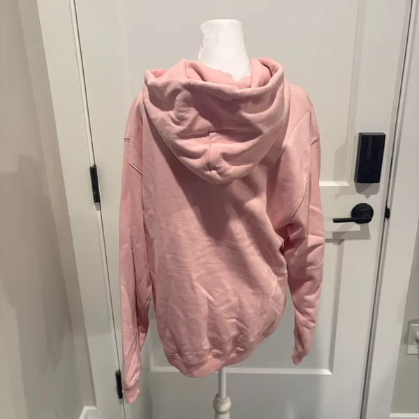 New York USA Hoodie Pink Size L - Image 2