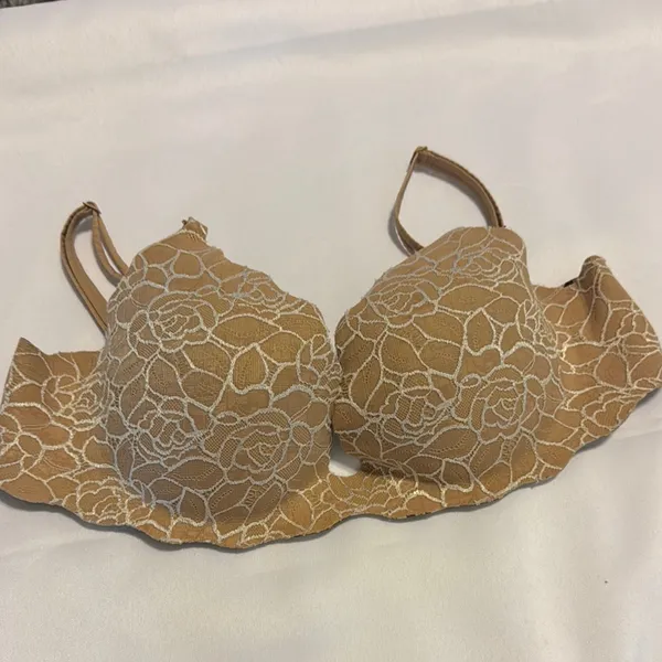 Victoria's Secret Tan Lace Bra - Image 2