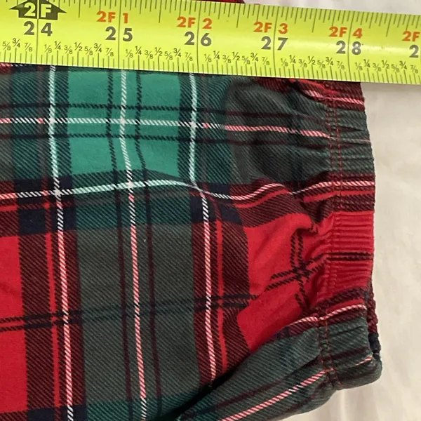 Joyspun Womens Red Plaid Cheers Christmas Pajama Set Jogger PJs Medium Holiday - Image 11