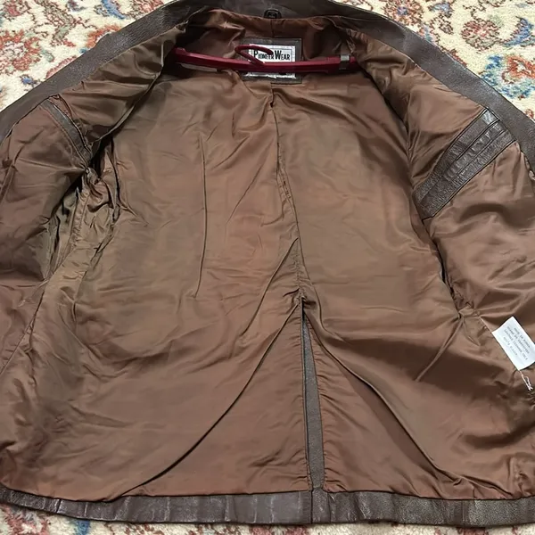 Vintage Pioneer Wear leather jacket - Image 5