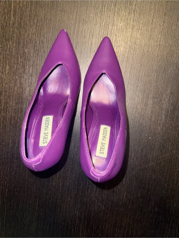 Steve Madden SEDONA PURPLE Pointed Toe Stiletto Pumps - Image 2