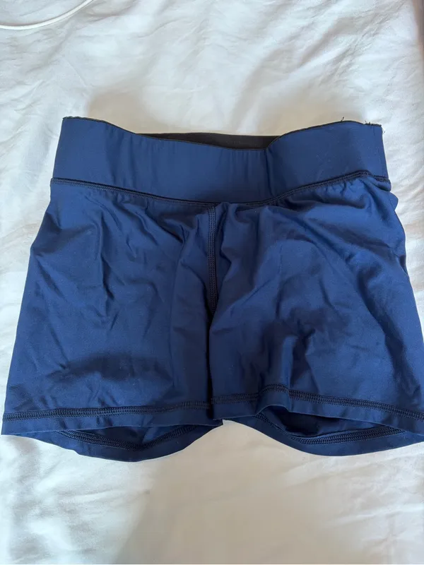 DSG Navy Bike Shorts with Wide Waistband - Image 2