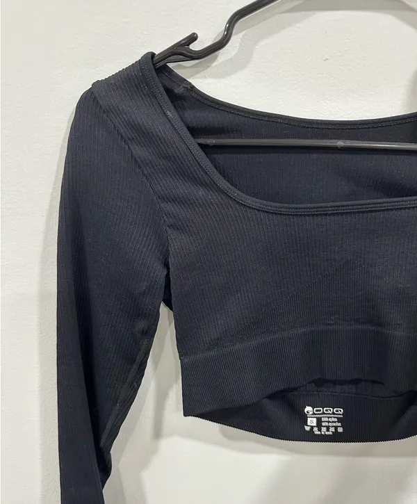 Crop top Long Sleeve Shirt - Image 4