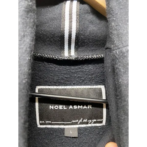 Noel Asmar Equestrian Merino Wool Blend Funnel‎ Neck L Pullover Black Sweatshirt - Image 5