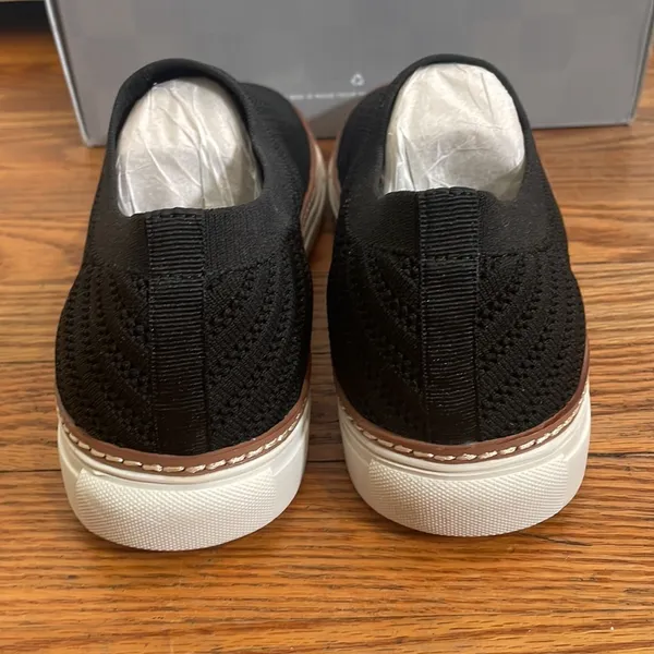 Vince Camuto Keamalla Knit Slip-On Sneakers Black Women's 11M NWT‎ - Image 5