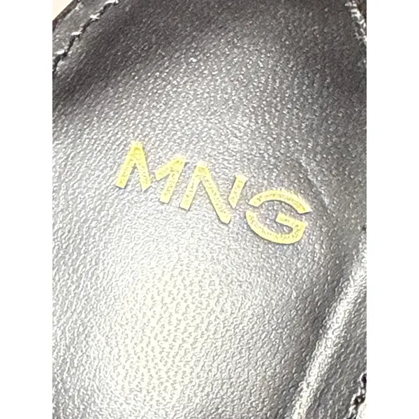 MNG Mango Women's Black Platform Ankle Strap High Heels Maxi Sandals Size 7.5 - Image 6