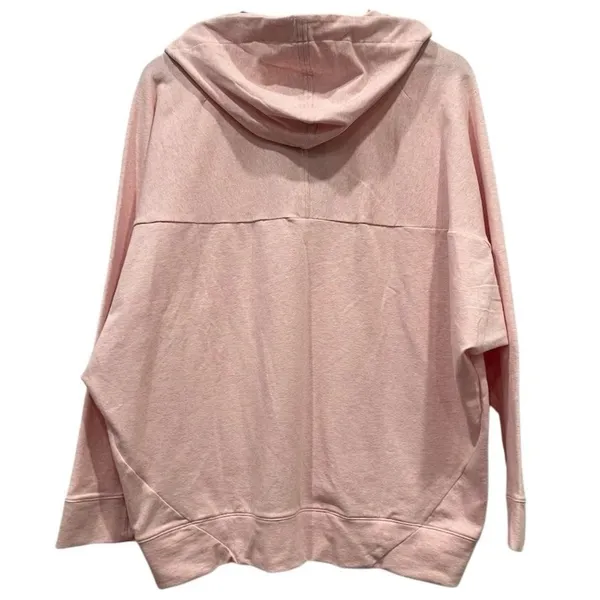 ASICS Women's Terry Pullover Hoodie Light Pink Size L - Image 3