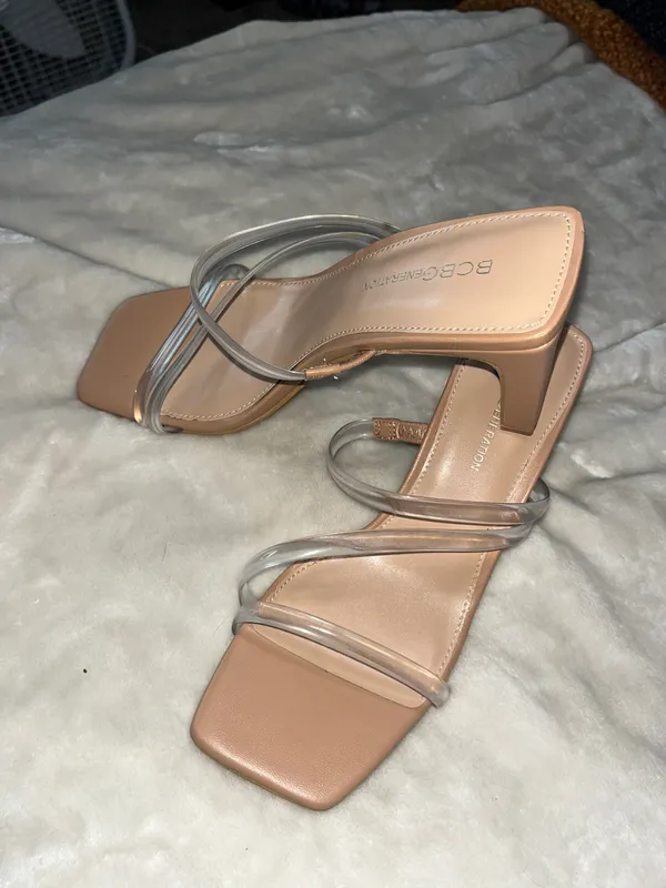 BCBGeneration Scrappy Nude Block Heels - Image 2