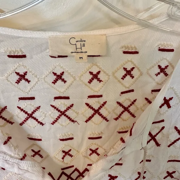 Caroline Hill Adorable tunic top with embroidery - perfect condition! ♥️✨ - Image 3