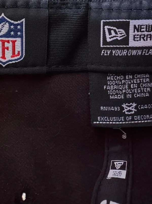 NWOT San Francisco 49ers New Era 59FIFTY Black Fitted Hat (6 7/8) - Image 8