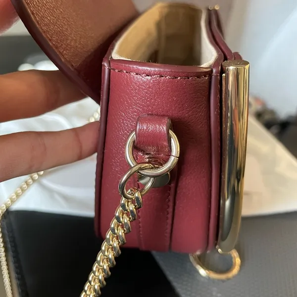 See By Chloe Mara Evening Bag - Burnt Mahogany - Image 7