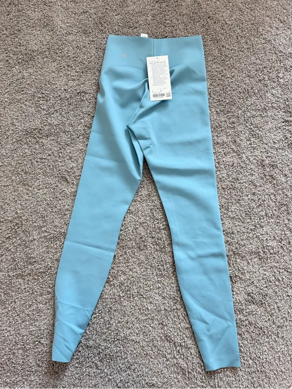 Lululemon Glow Up Super-High-Rise Tight 28" Washed Blue size 6 NWT - Image 10