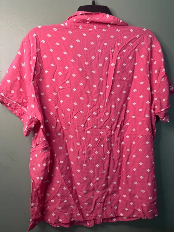 Liz Claiborne Women’s XL Pajama Set Pink Coquette Fairycore Lounge Shorts Set - Image 5