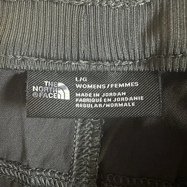 The North Face Aphrodite 2.0 Hiking Pants Womens Large Gray Ruched Athletic - Image 6