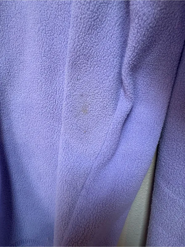 Vintage Disney Store Pooh Piglet Lavender Fleece Pullover XL Y2K - Image 6