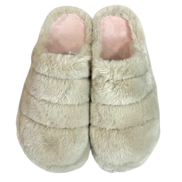 Free People It's A Vibe Platform Slippers in Polar Bear NIB NWT Size 11 Chunky - Image 7