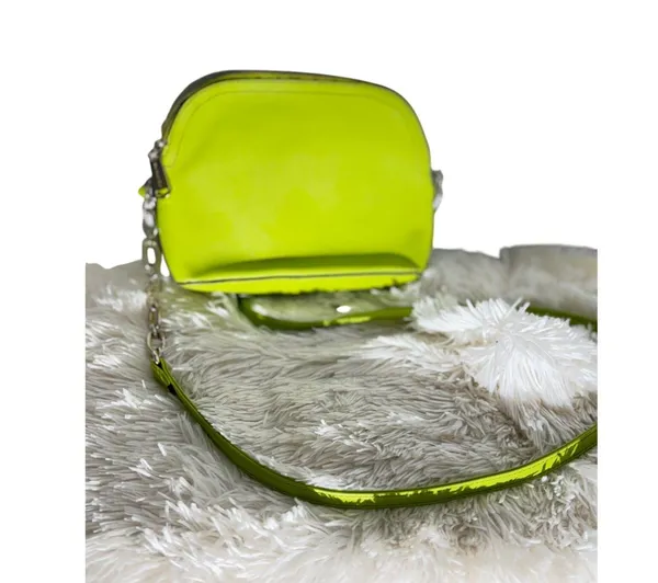 Steve Madden Small Green Crossbody Purse Satchel Pebbled Bag Double Handles NEW - Image 4