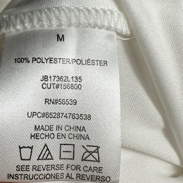 Speechless White‎ Mini Dress Puff Sleeve Ruffle Hem Cottagecore Women’s M NWT - Image 8