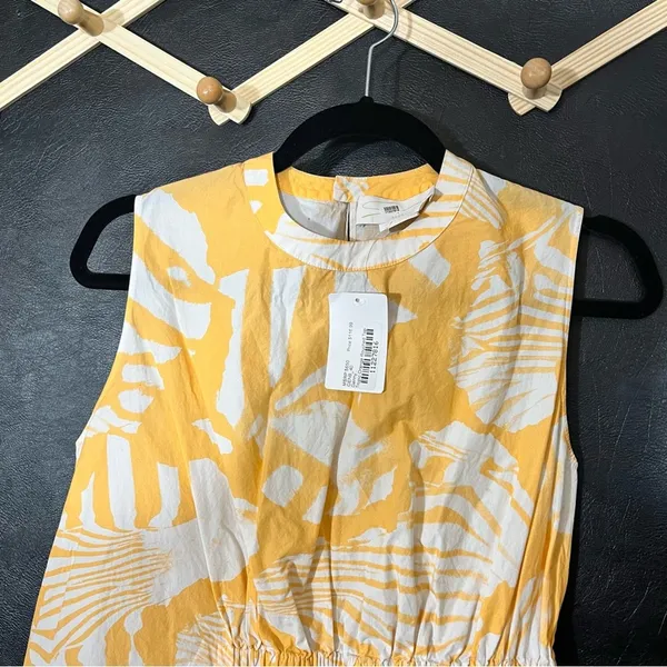 Genny Orange Tropic Orange Rouched Top Size 4‎ - Image 3