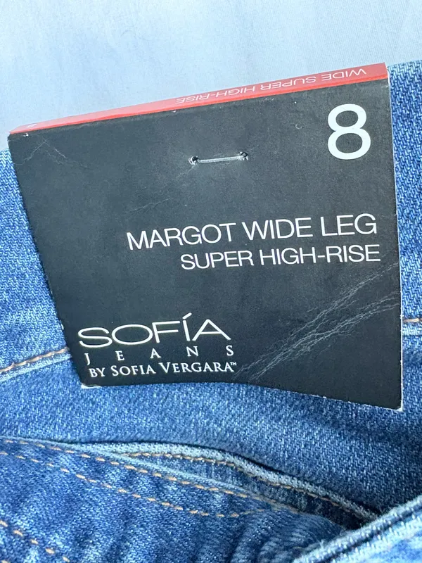 Sofia Jeans Sofia Vergara Margot Wide Leg Jeans Size 8 NWT Super High Rise - Image 19