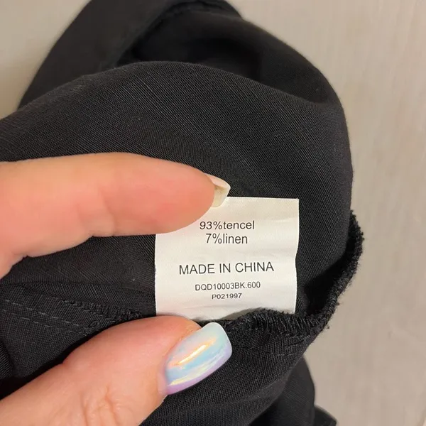 ✨DISSH Norah Linen Blend Black Sz 2 Pants✨ - Image 11
