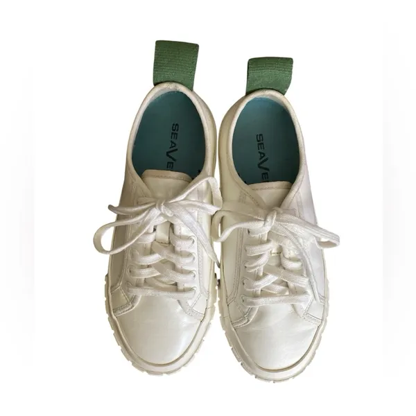 SEAVEES Melrose Lug Platform sneakers size 5.5 leather - Image 3