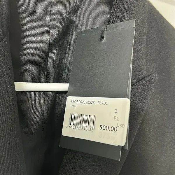The Kooples Black Mini Sleeveless Blazer Dress(Size Small) - Image 8