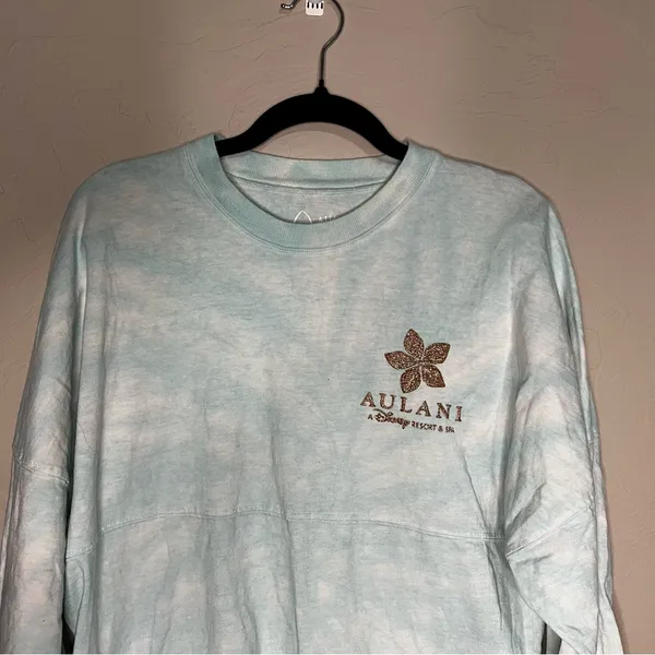 Spirit Jersey Disneyland Resort‎ Aulani Resort Tie-Dye Puff Print Iconic Shirt - Image 3