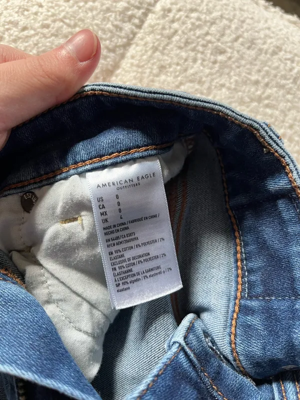 American Eagle Outfitters Embroidered Jean Shorts - Image 6